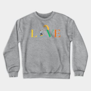 Love Kite Surfing Crewneck Sweatshirt